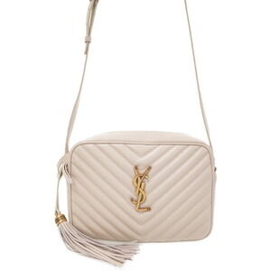 Saint Laurent Quilted Matelasse Paris Lou Camera Chain Shoulder Bag